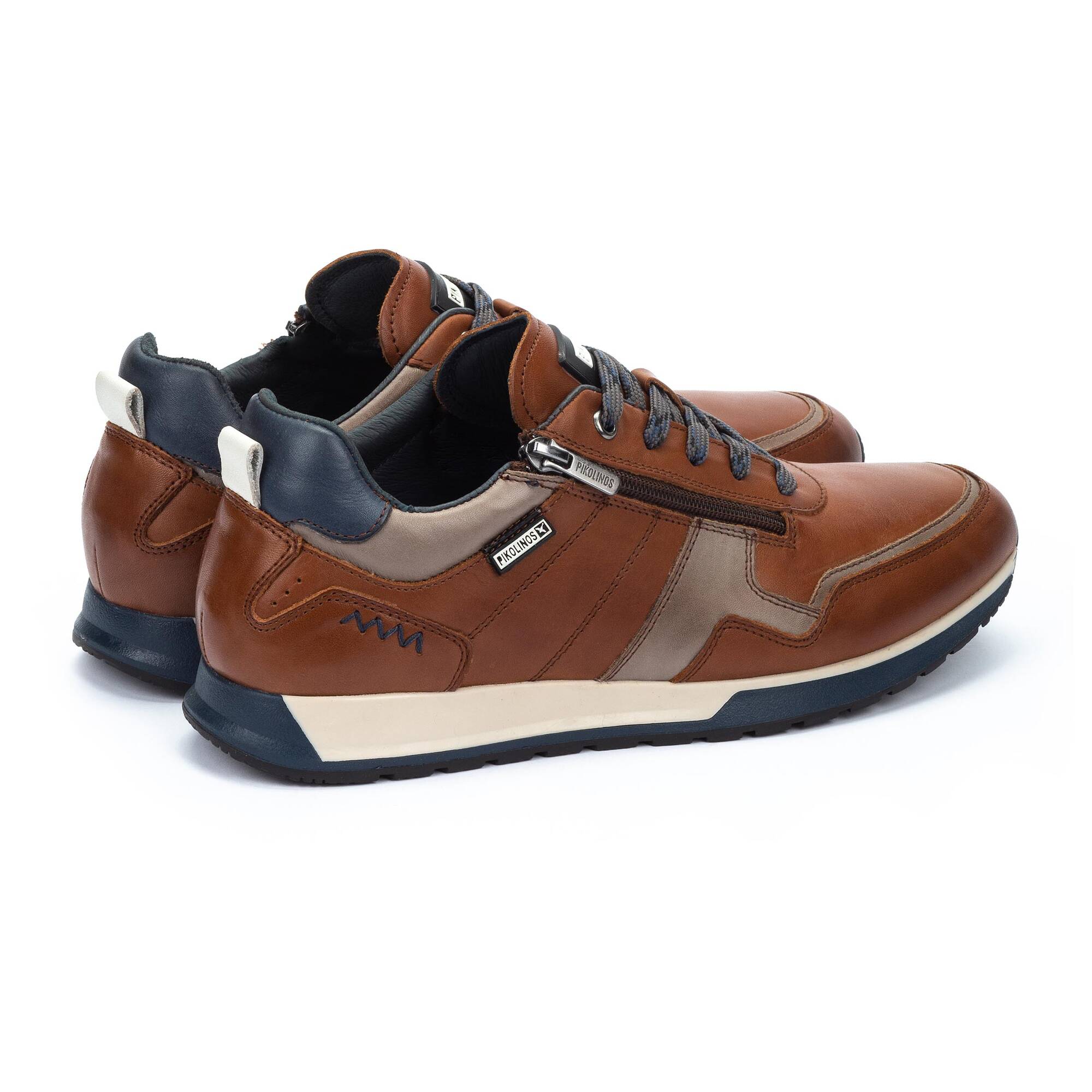 Mocasines Hombre Zapatos Pikolinos CAMBIL Cuero Genuino Para