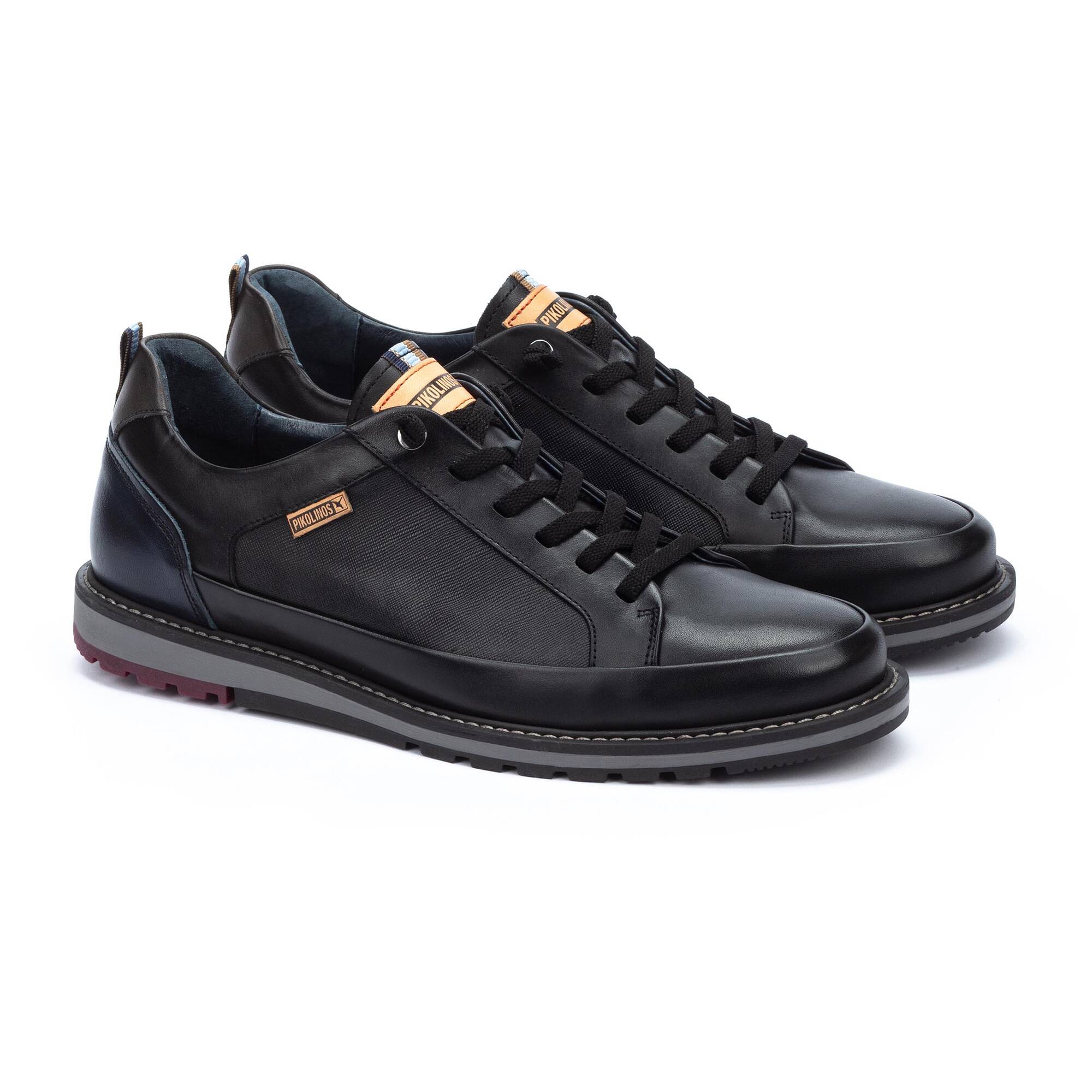 Casual shoes | BERNA M8J-6303C1, BLACK, large image number 20 | null