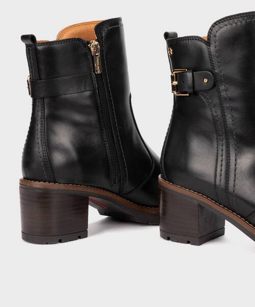 Bottines &agrave; Talons | LLANES W7H-8865 | BLACK | Pikolinos