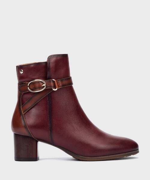Heeled ankle boots | CALAFAT W1Z-8977C1 | GARNET | Pikolinos