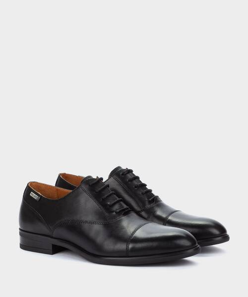 Lace-up shoes | BRISTOL M7J-4184 | BLACK | Pikolinos