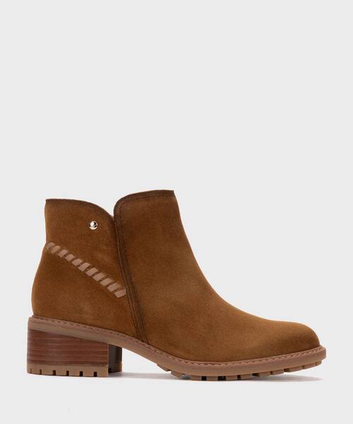 Botines con Tac&oacute;n | MEDINA W0D-8871SE | BRANDY | Pikolinos