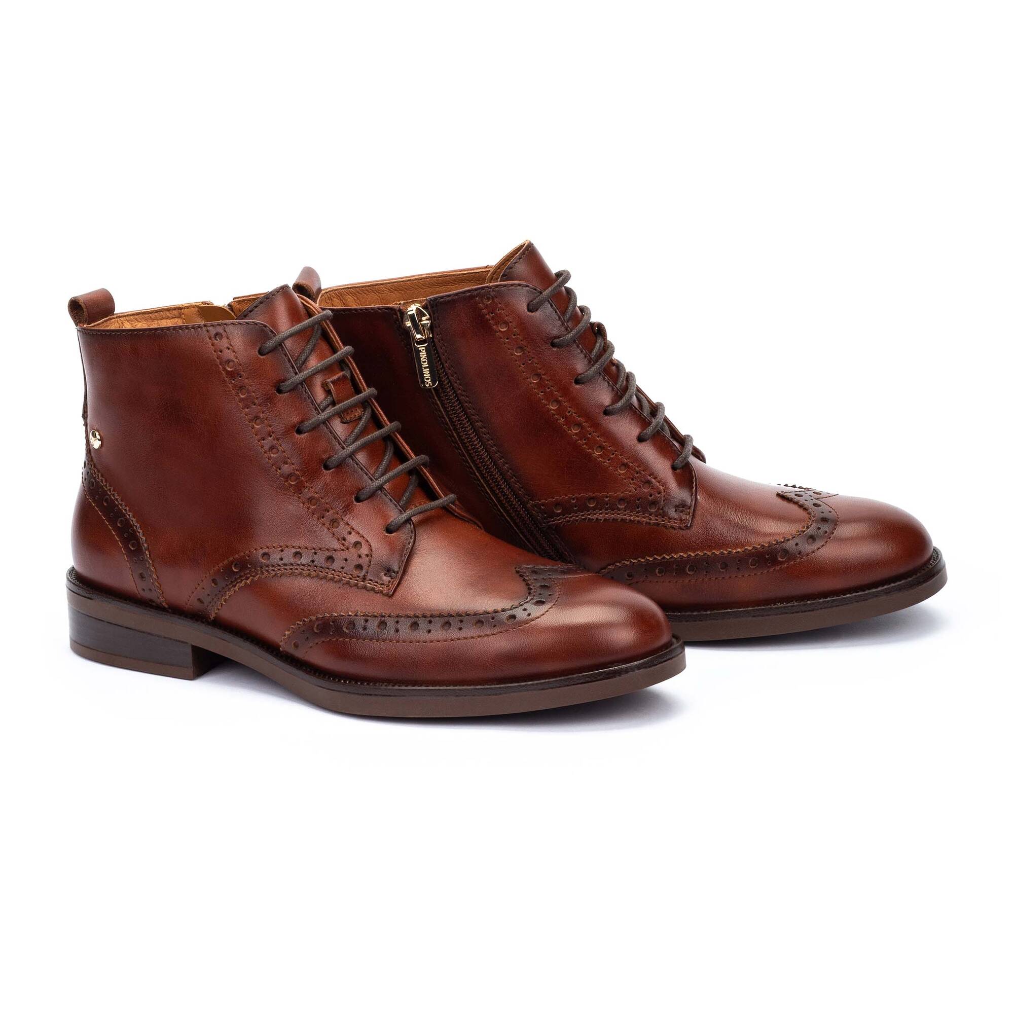 Flat ankle boots | PUERTOLLANO W3C-8856, COGNAC, large image number 100-W3C-8856_201_Pikolinos_PUERTOLLANO_COGNAC_full.jpg | null