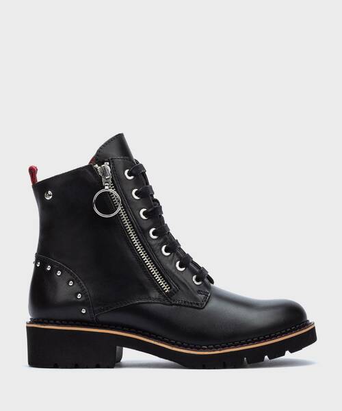 Botines Planos | VICAR W0V-8610 | BLACK | Pikolinos