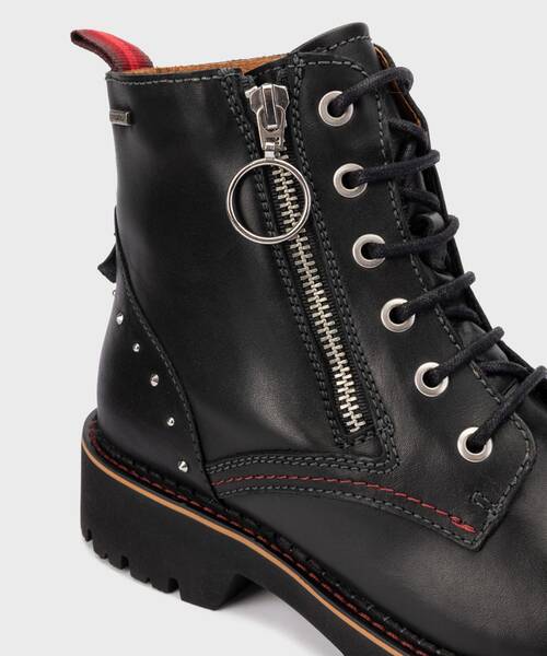 Bottines Plates | VICAR W6S-SY8619 | BLACK | Pikolinos