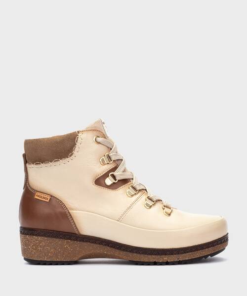 Flat Booties | GRANADA W0W-8676C2 | MARFIL | Pikolinos