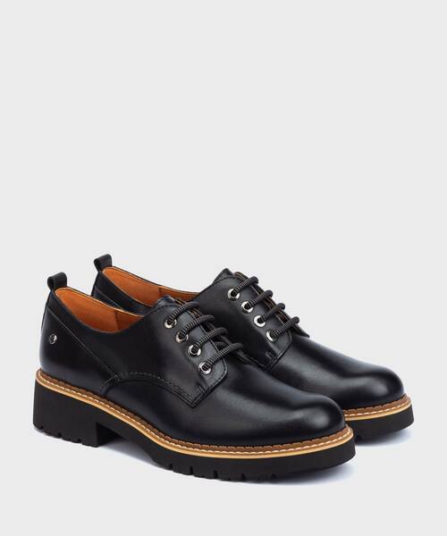 Platte schoenen | VICAR W0V-4991 | BLACK | Pikolinos