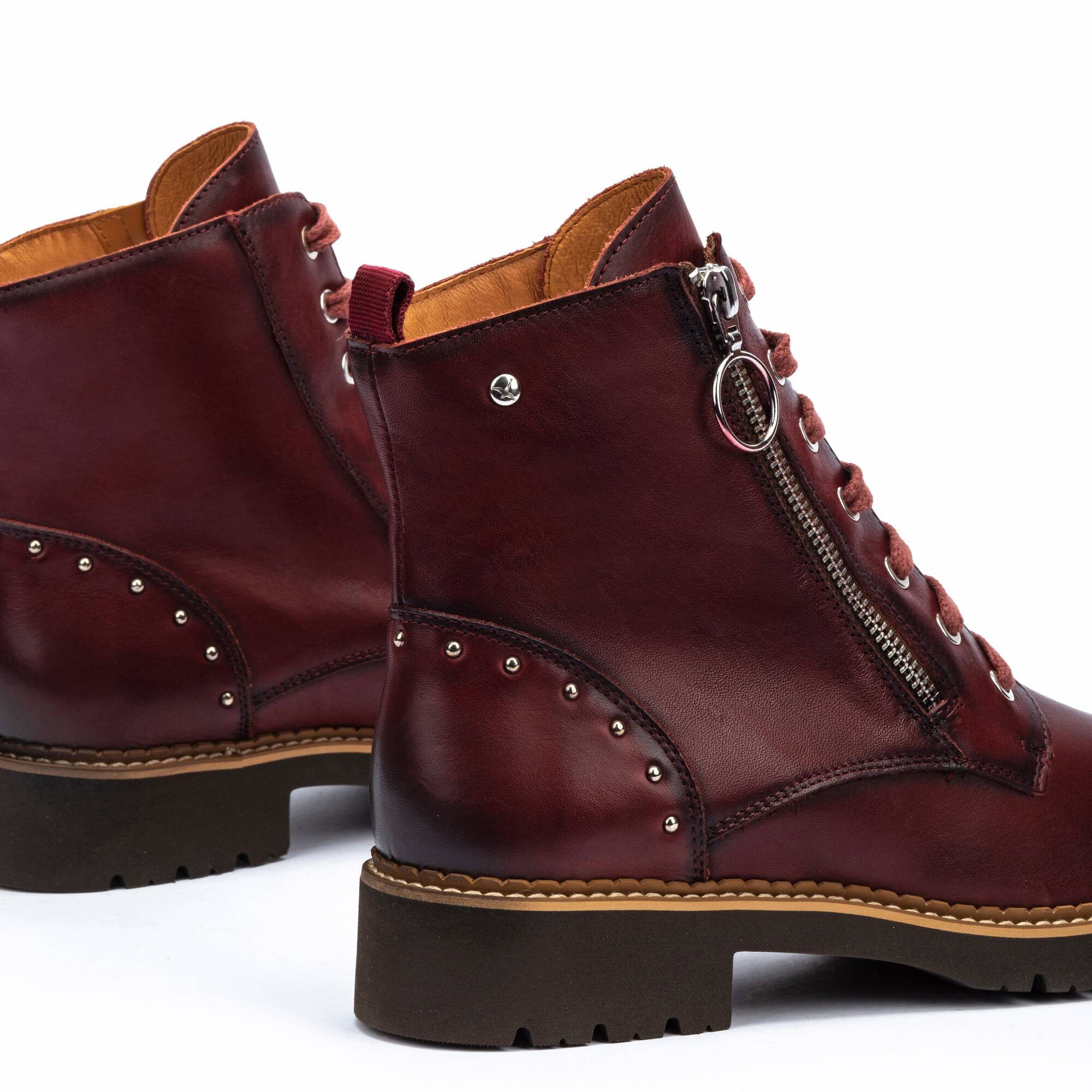 Lace-up biker ankle boots VICAR W0V-8610 | Outlet PIKOLINOS