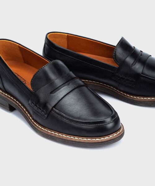Loafers and Laces | ALDAYA W8J-3541 | BLACK | Pikolinos