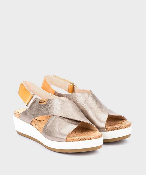Sandals and Mules | MYKONOS W1G-0757CL | STONE | Pikolinos