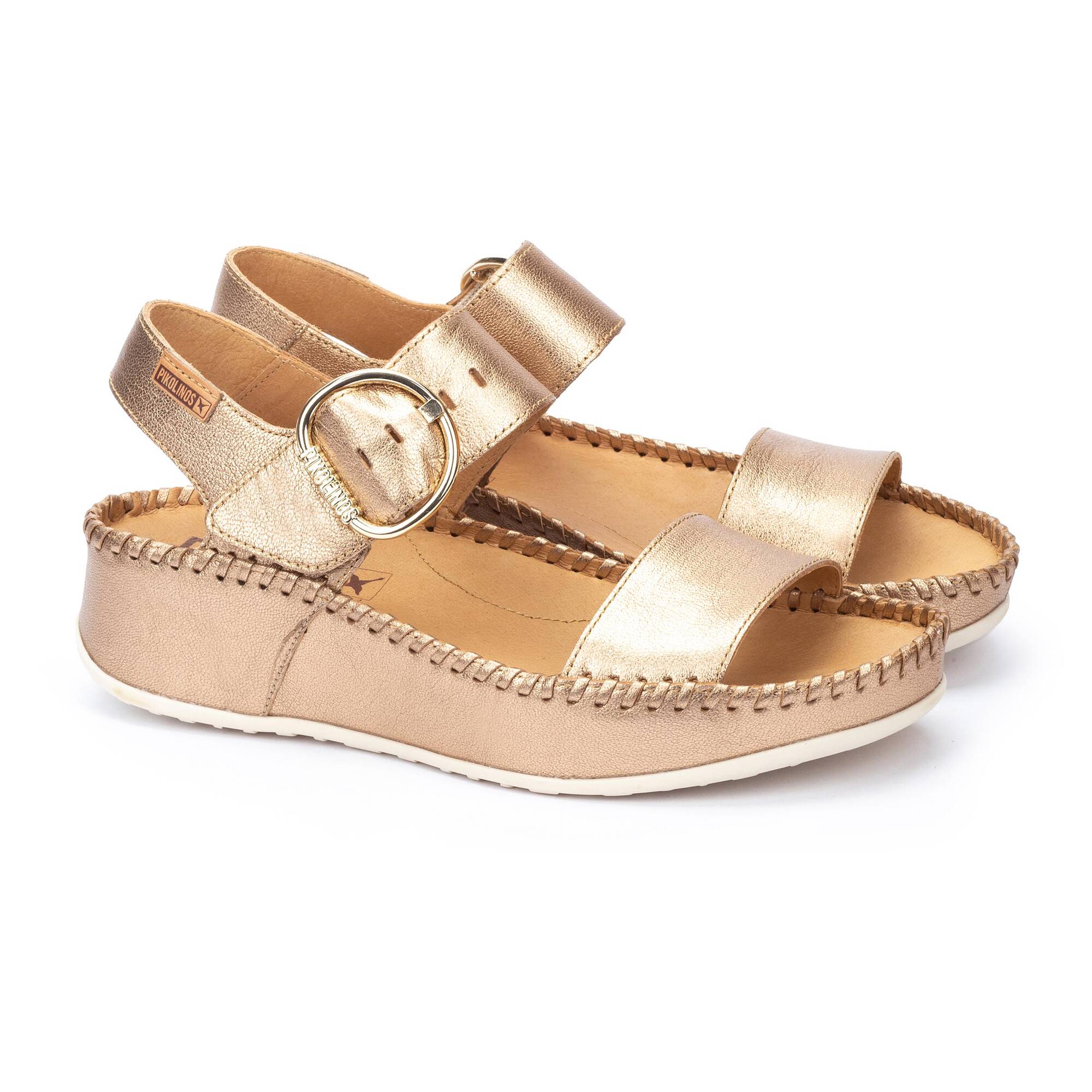 Wedges | MARINA W1C-0709CL, CHAMPAGNE, large image number 20-W1C-0709CL_798_Pikolinos_MARINA_CHAMPAGNE_full.jpg | null