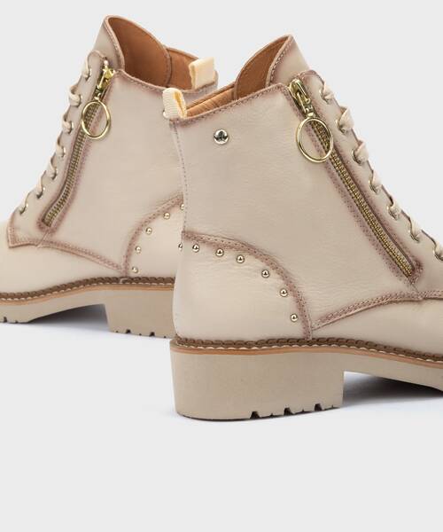 Botines Planos | VICAR W0V-8610C1 | MARFIL | Pikolinos