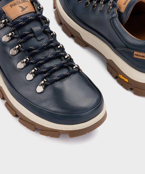 Schuhe mit Schn&uuml;rung aus Vibram f&uuml;r Herren , SANTANDER U0G , SANTANDER U0G-4323AHC1 , BLUE