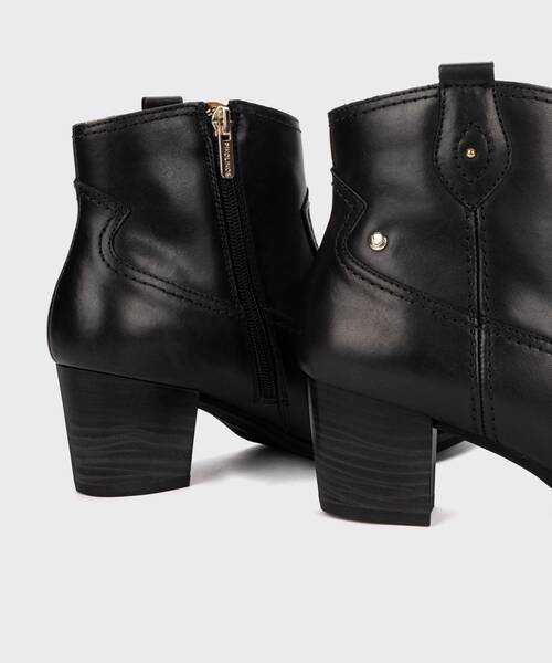 Heeled ankle boots | ZAMORA W0E-8731 | BLACK | Pikolinos