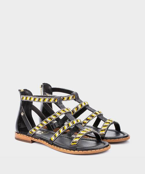 Sandals and Mules | ALGAR W0X-MA0618 | BLACK | Pikolinos
