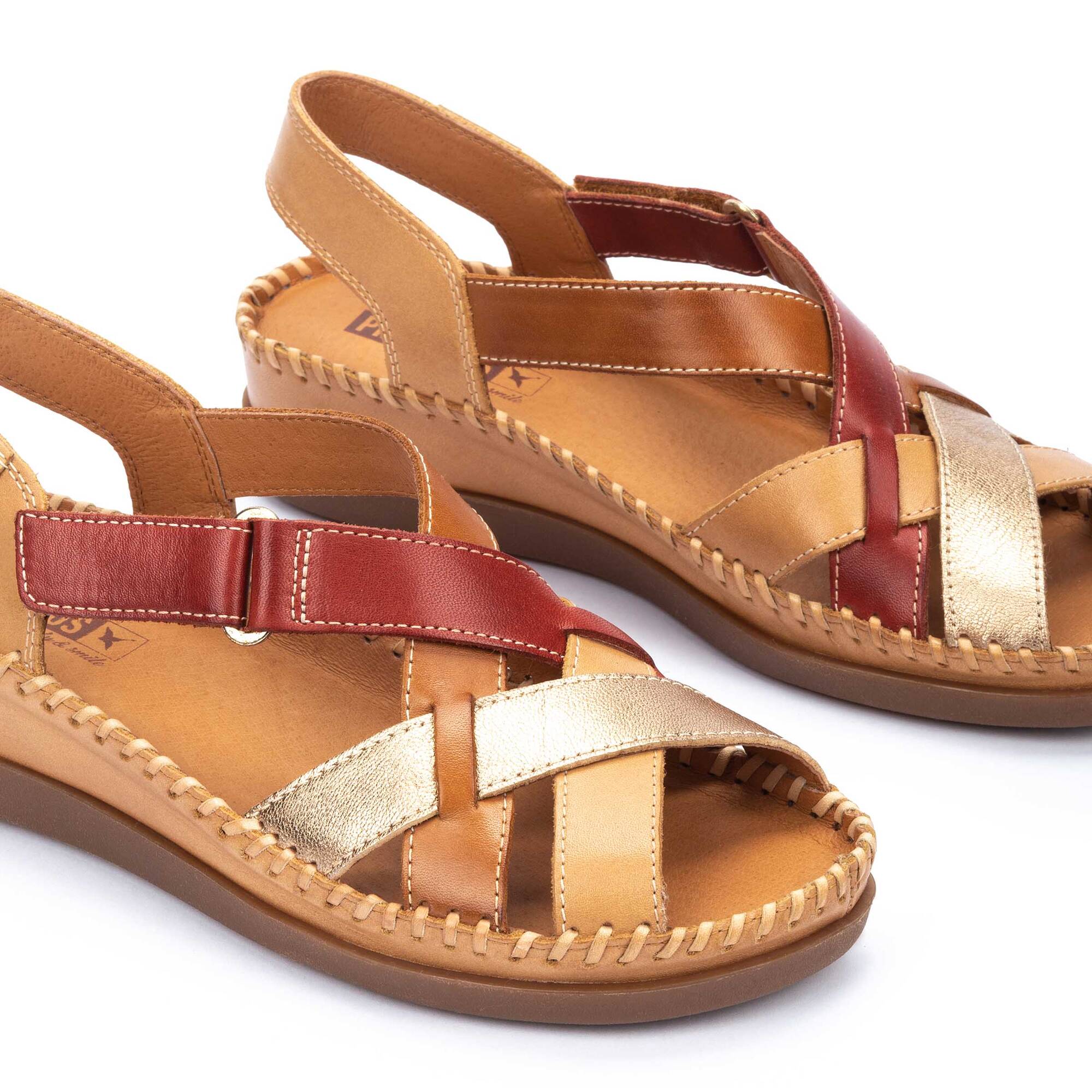 Wedges and platforms | CADAQUES W8K-0741C2, ALMOND, large image number 60-W8K-0741C2_843_Pikolinos_CADAQUES_ALMOND_full.jpg | null