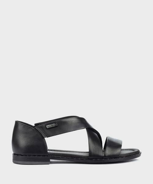Sandalias planas | ALGAR W0X-0552 | BLACK | Pikolinos