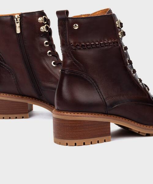 Botines con Tacón | MEDINA W0D-8672 | CAOBA | Pikolinos