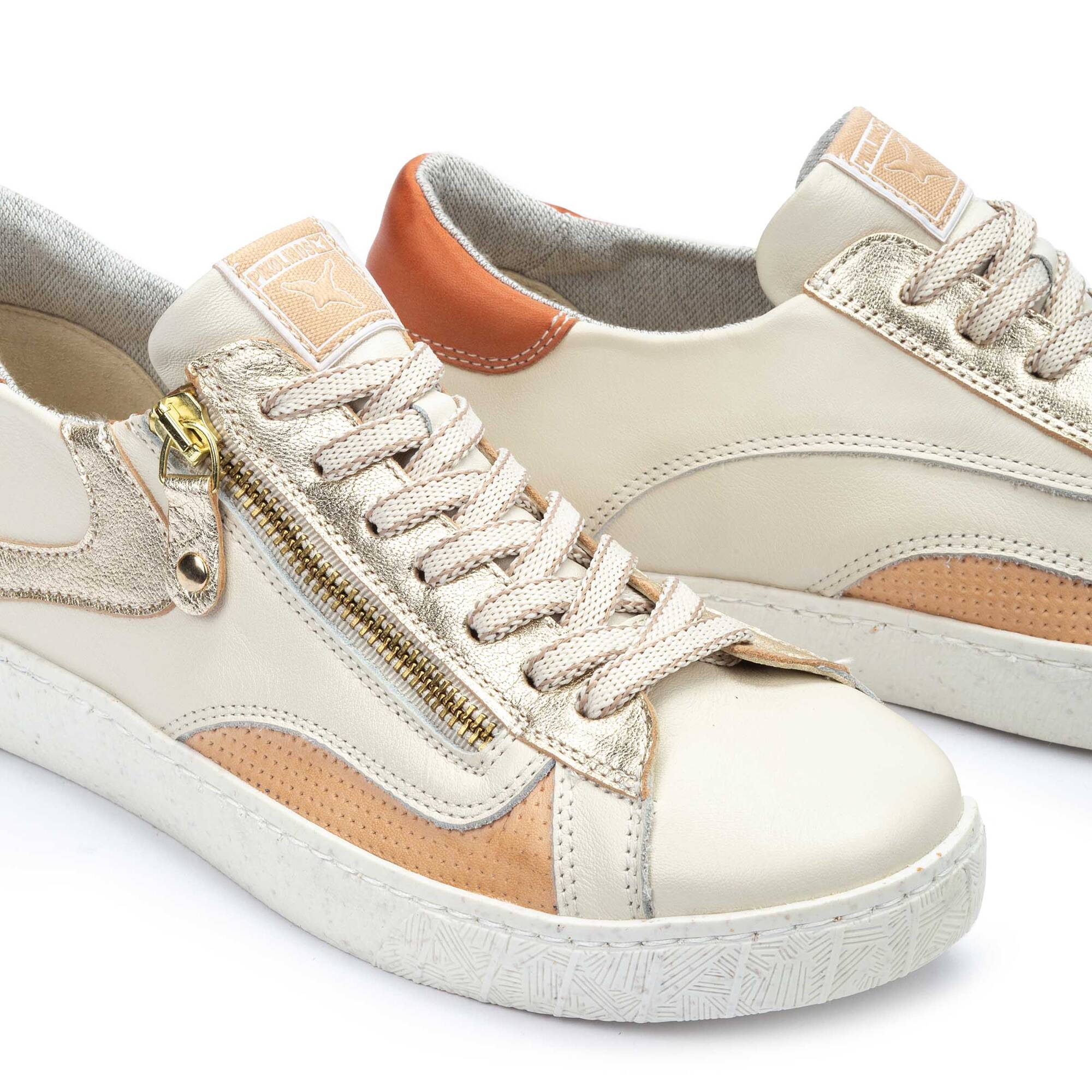 Women's sneakers with side zipper LANZAROTE W7B-6978 | Outlet