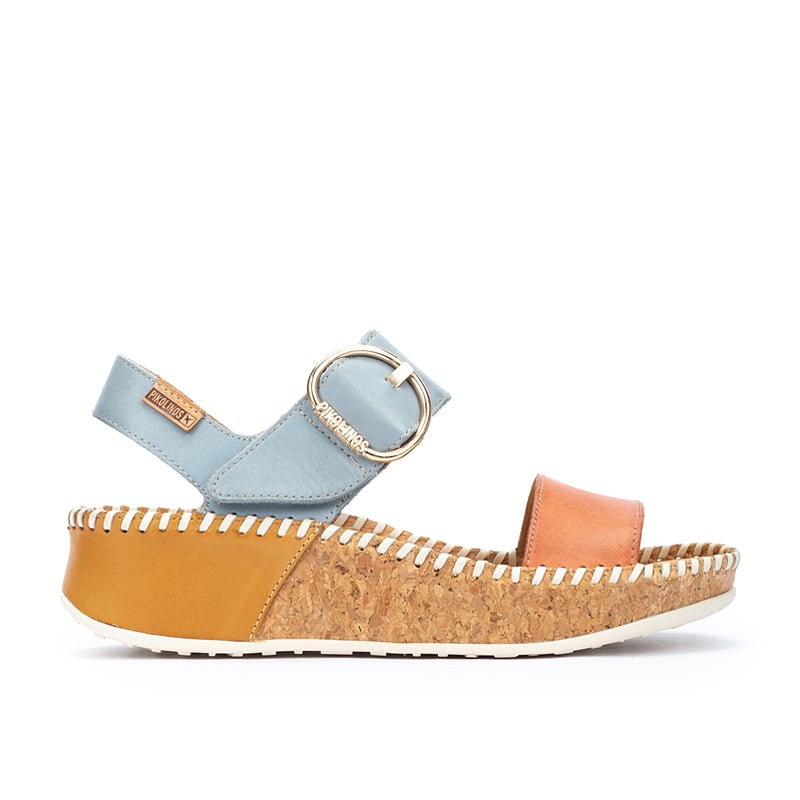 Pikolinos Sandalias cuña de piel MARINA W1C