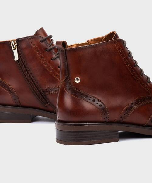 Flat ankle boots | PUERTOLLANO W3C-8856 | COGNAC | Pikolinos