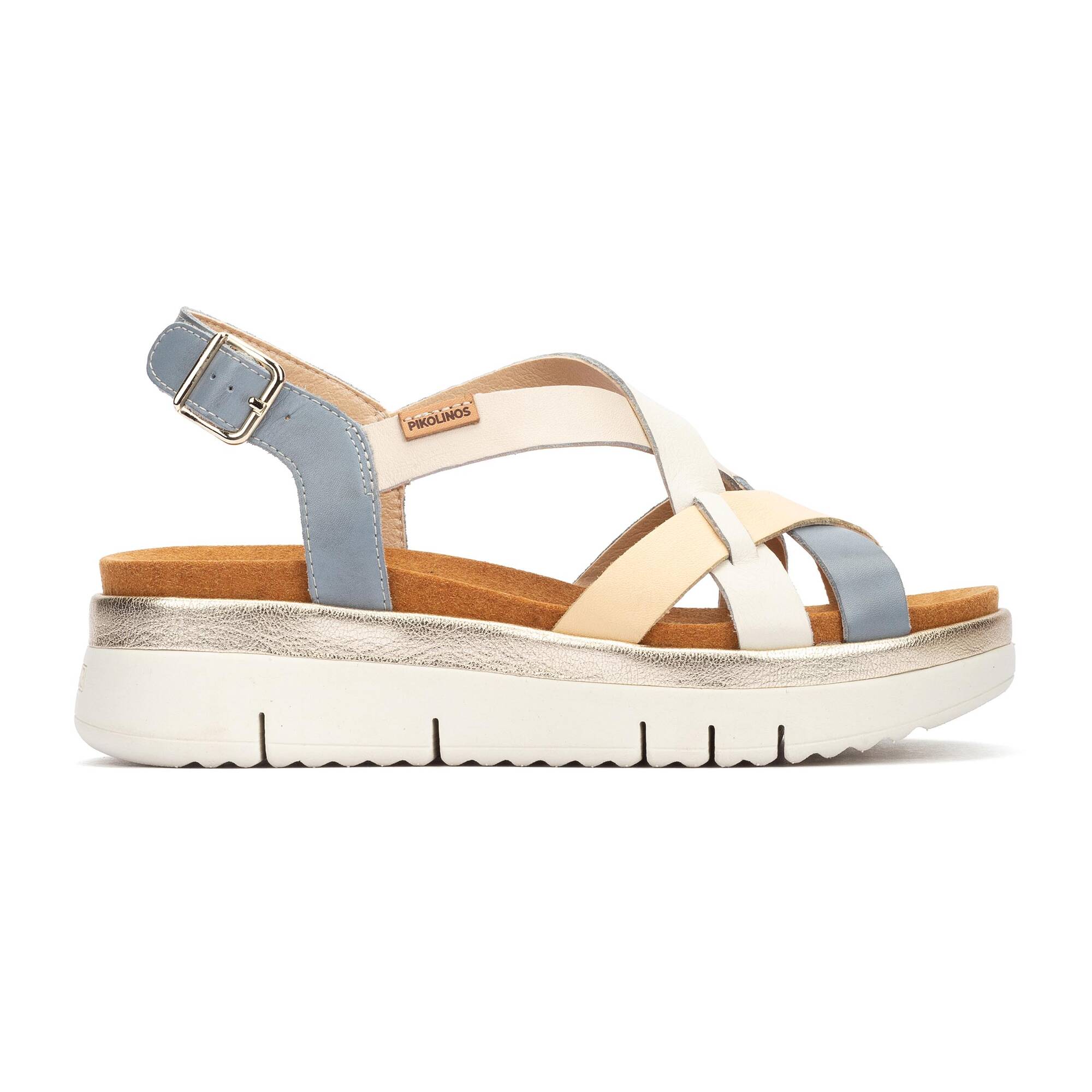 Wedges and platforms | PALMA W4N-0650C2, DENIM, large image number 10-W4N-0650C2_313_Pikolinos_PALMA_DENIM_full.jpg | null