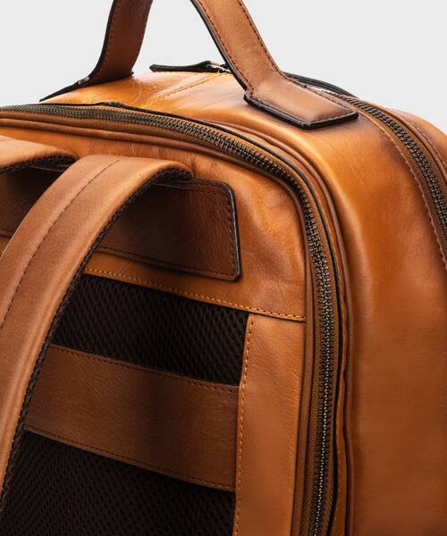 Mochilas de hombre | BELMONTE MHA-783C1 | BRANDY | Pikolinos