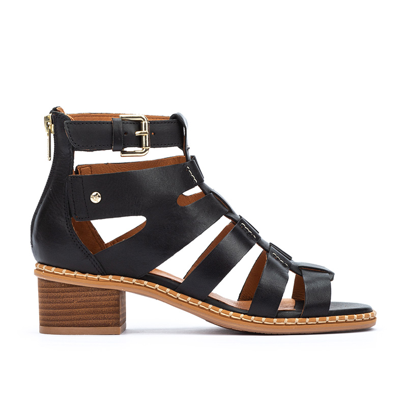 Pikolinos Sandalias tacón de piel BLANES W3H
