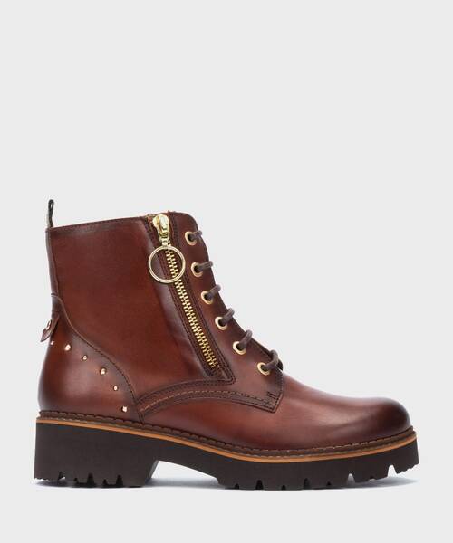 Bottines Plates | VICAR W6S-8619 | COGNAC | Pikolinos