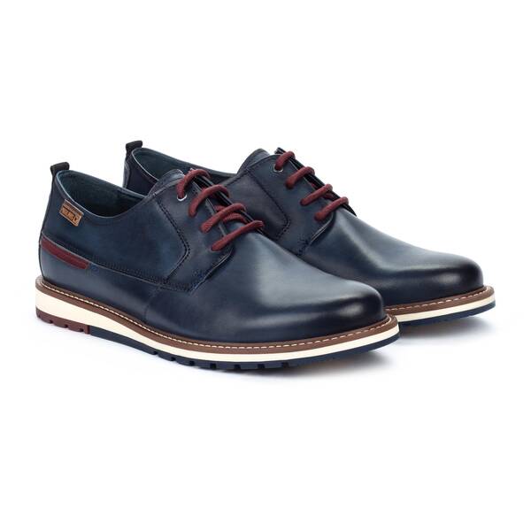 Lace-up shoes | BERNA M8J-4314XL, BLUE, large image number 20 | null
