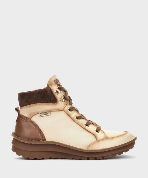 Botines planos | CAZORLA W5U-8964C1 | MARFIL | Pikolinos