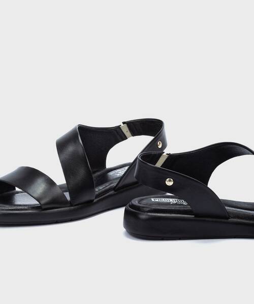 Sandalias Planas | CALELLA W5E-0565 | BLACK | Pikolinos