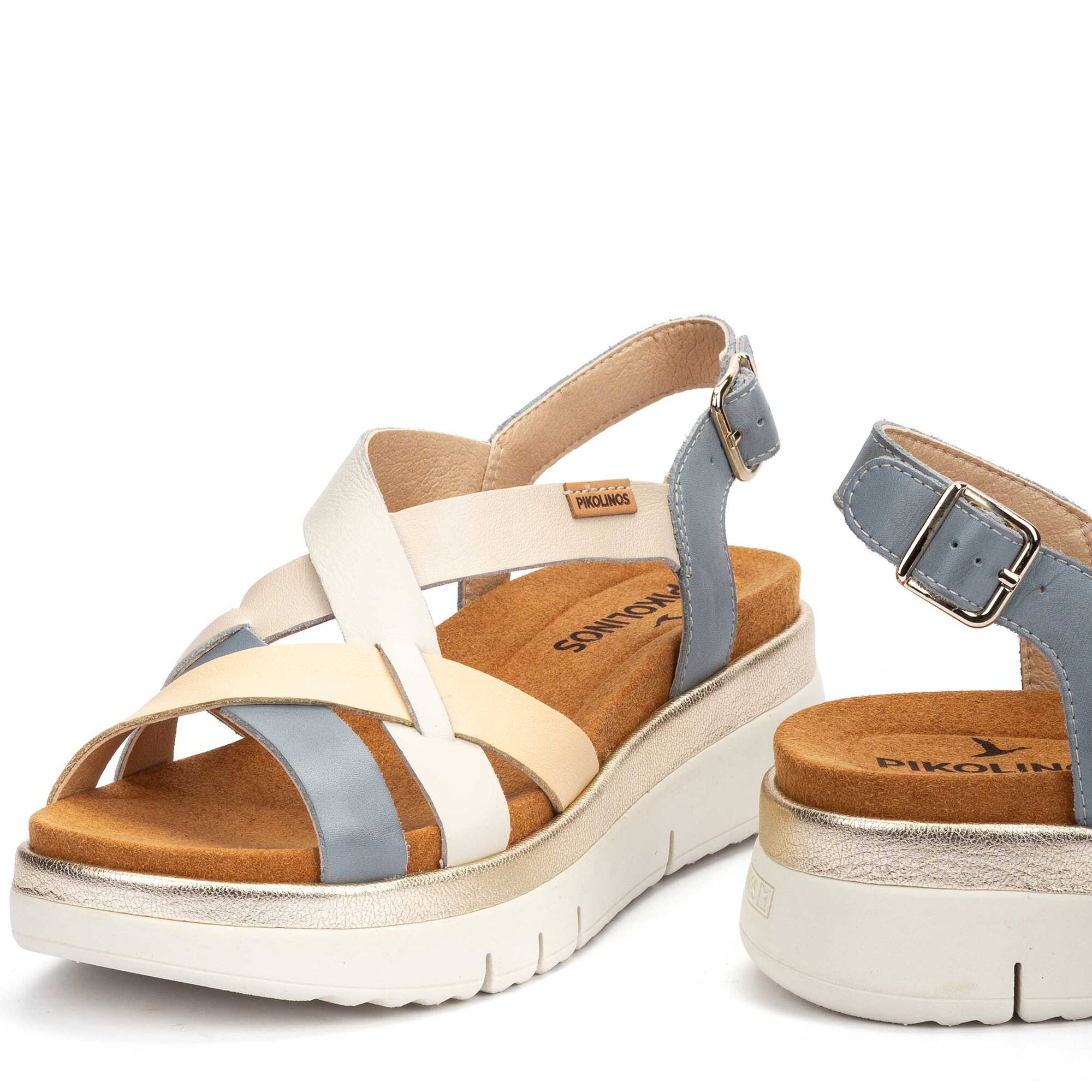 Wedges and platforms | PALMA W4N-0650C2, DENIM, large image number 60-W4N-0650C2_313_Pikolinos_PALMA_DENIM_full.jpg | null