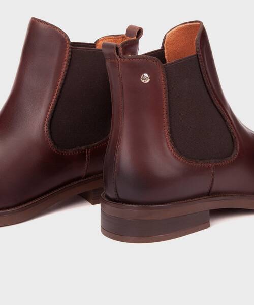 Flat ankle boots | PUERTOLLANO W3C-8594 | CAOBA | Pikolinos