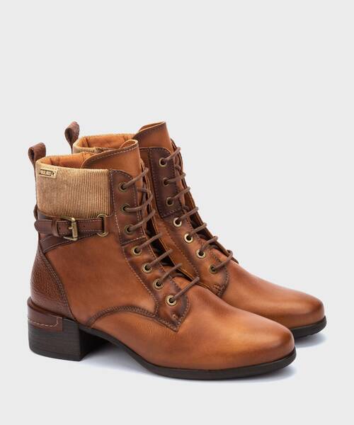 Ankle boots | MALAGA W6W-8953C1 | BRANDY | Pikolinos