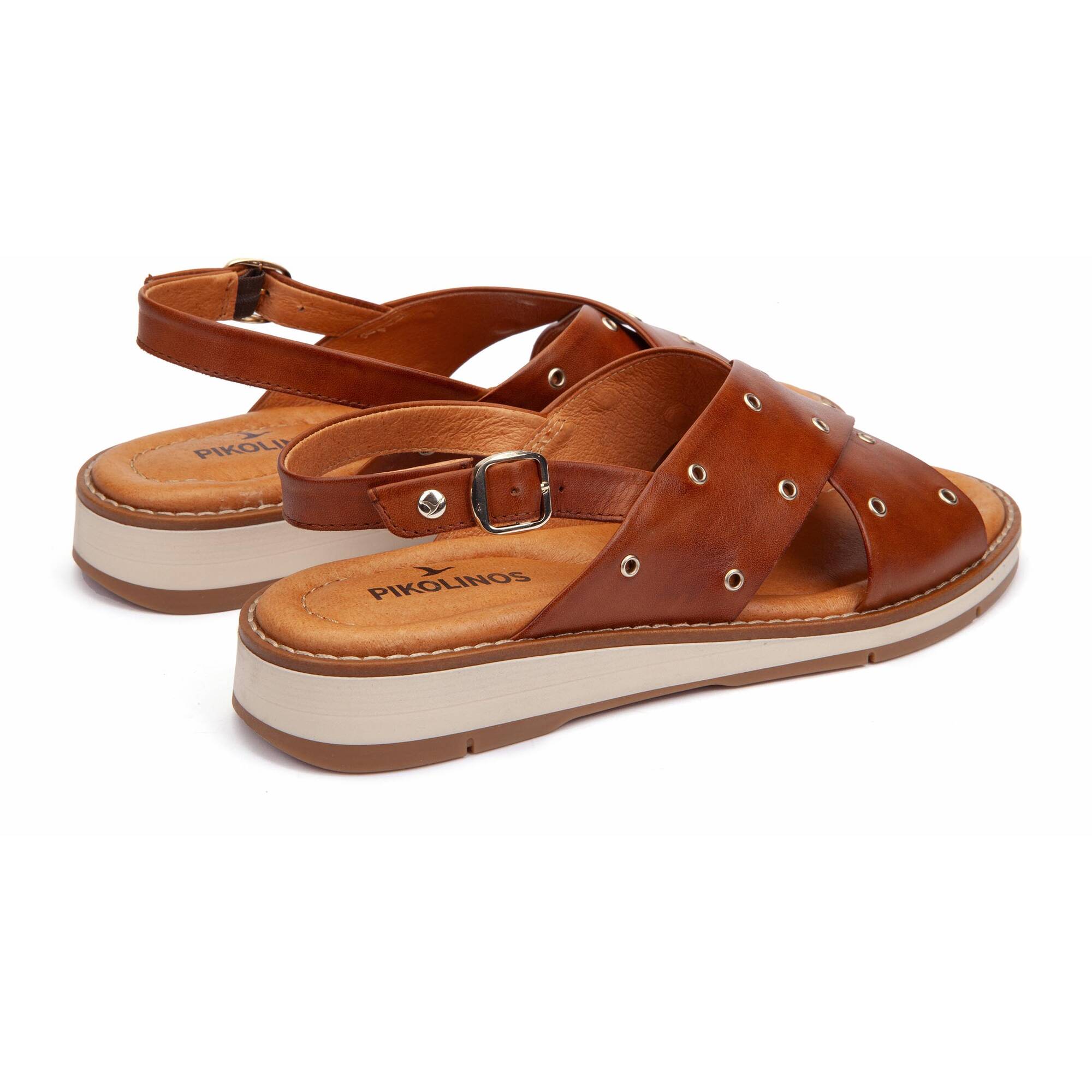 Sandalias planas | ROQUETAS W9B-0782, BRANDY, large image number 30-W9B-0782_250_Pikolinos_ROQUETAS_BRANDY_full.jpg | null