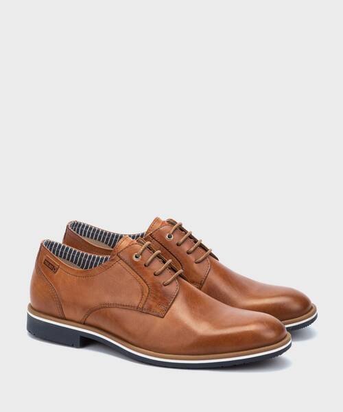 Sapatos clássicos | LEON M4V-4130 | BRANDY | Pikolinos