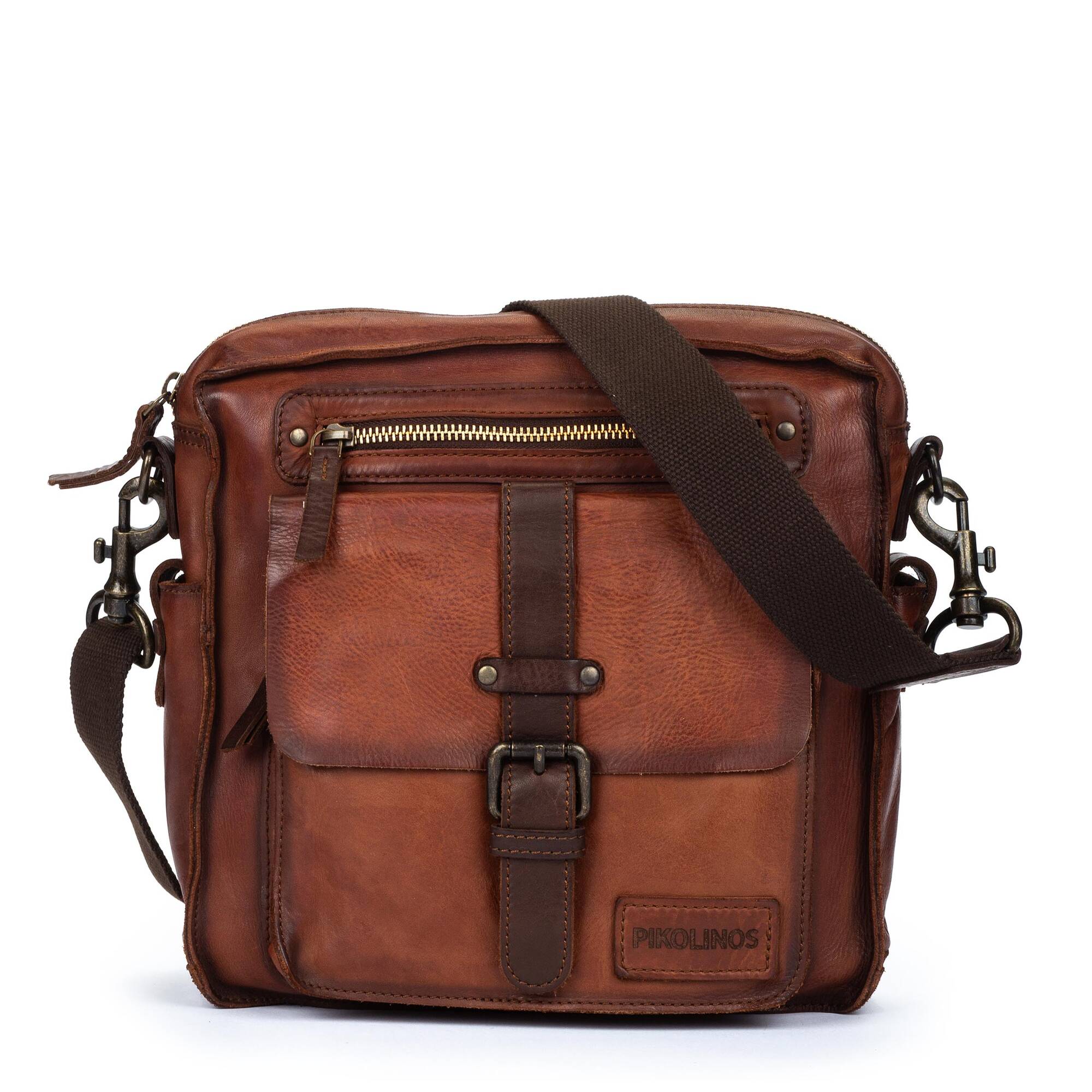 Men's crossbody bag with zipper closure MHA-160 | PIKOLINOS