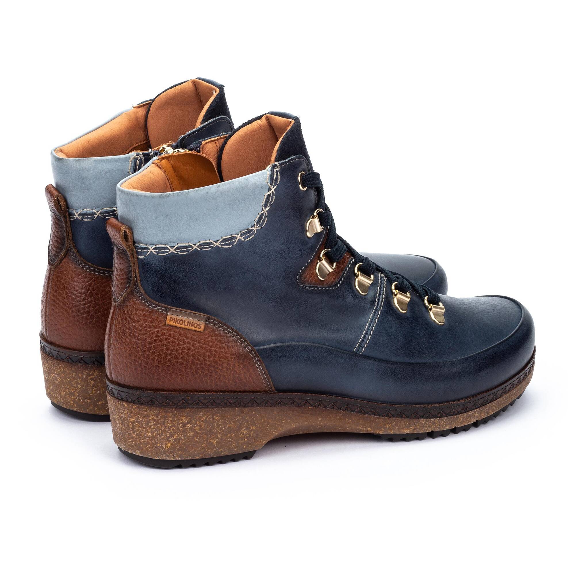 Flat ankle boots | GRANADA W0W-8676C1, BLUE, large image number 30-W0W-8676C1_300_Pikolinos_GRANADA_BLUE_full.jpg | null