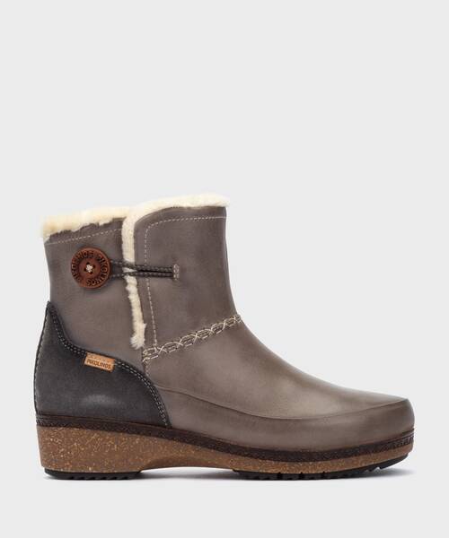 Flat ankle boots | GRANADA W0W-8711C2 | DARK GREY | Pikolinos