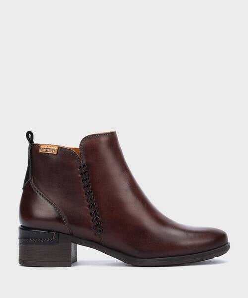 Heeled ankle boots | MALAGA W6W-8950 | CAOBA | Pikolinos