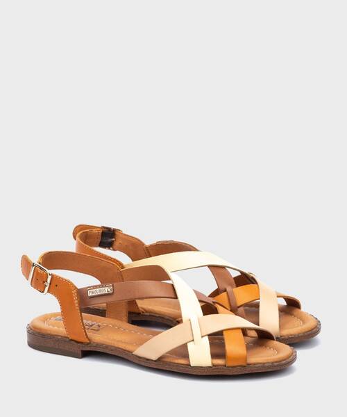 Sandalias Planas | ALGAR W0X-0556C2 | ORANGE | Pikolinos