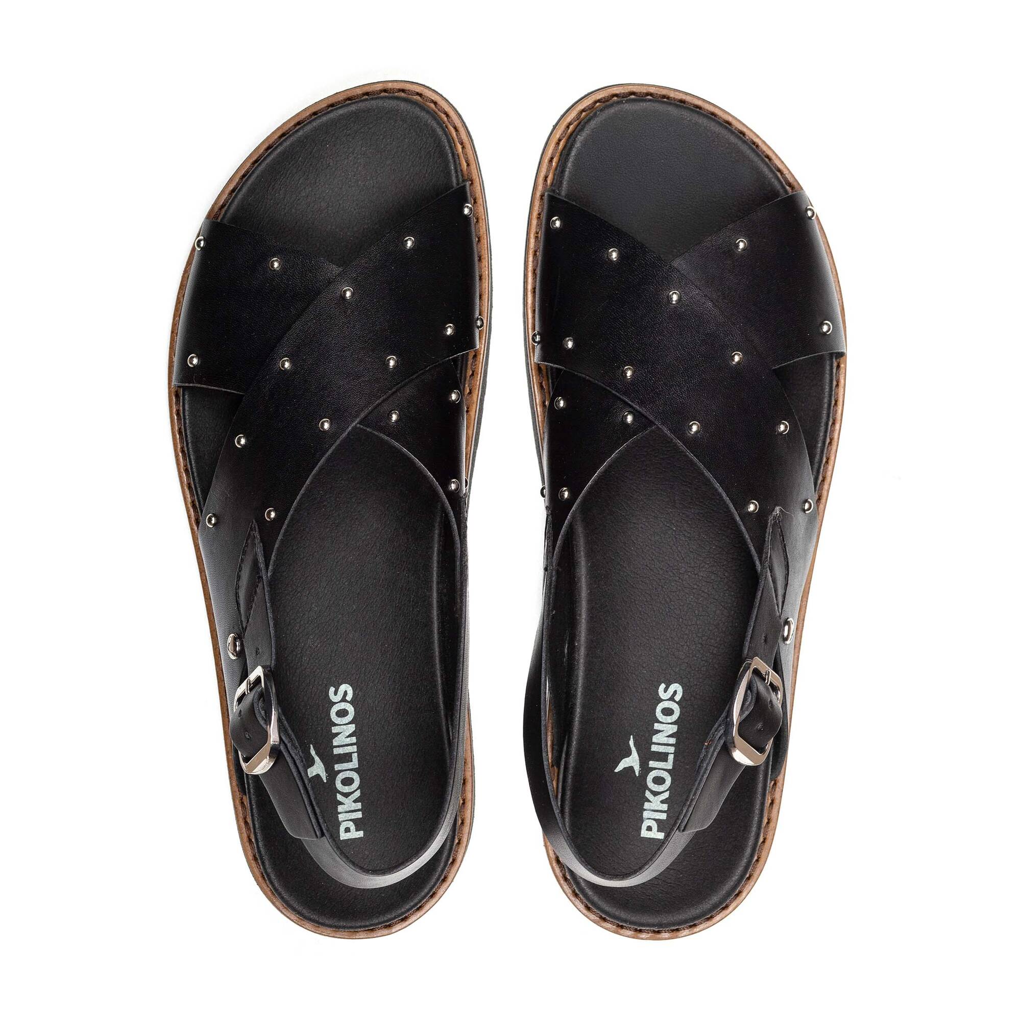 Flat sandals | AITANA W7Z-0995, BLACK, large image number 100-W7Z-0995_000_Pikolinos_AITANA_BLACK_full.jpg | null