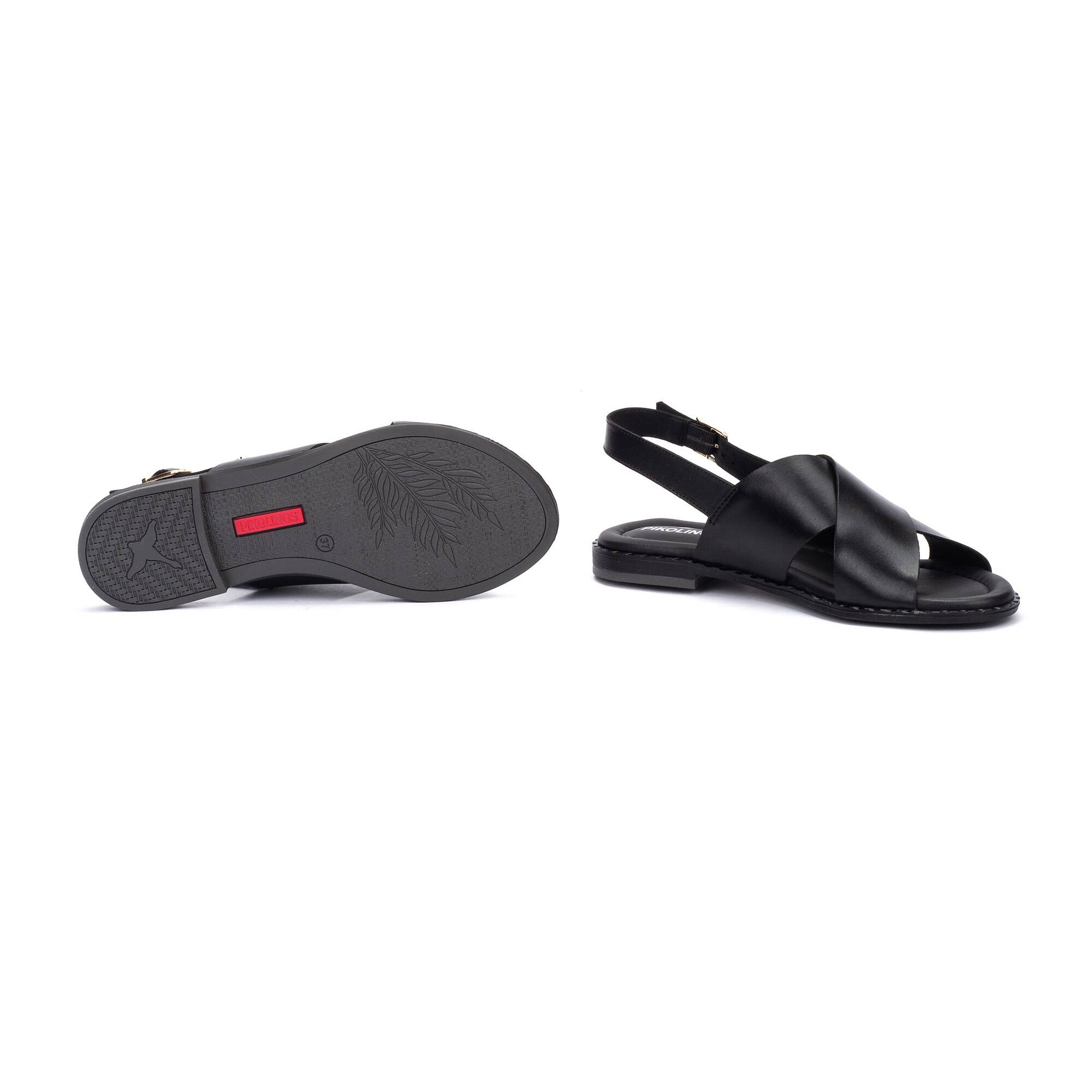 Sandales Plates | ALGAR W0X-0576, BLACK, large image number 70-W0X-0576_000_Pikolinos_ALGAR_BLACK_full.jpg | null