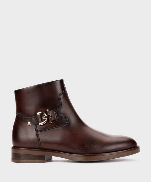 Botines Planos | PUERTOLLANO W3C-8911 | CAOBA | Pikolinos