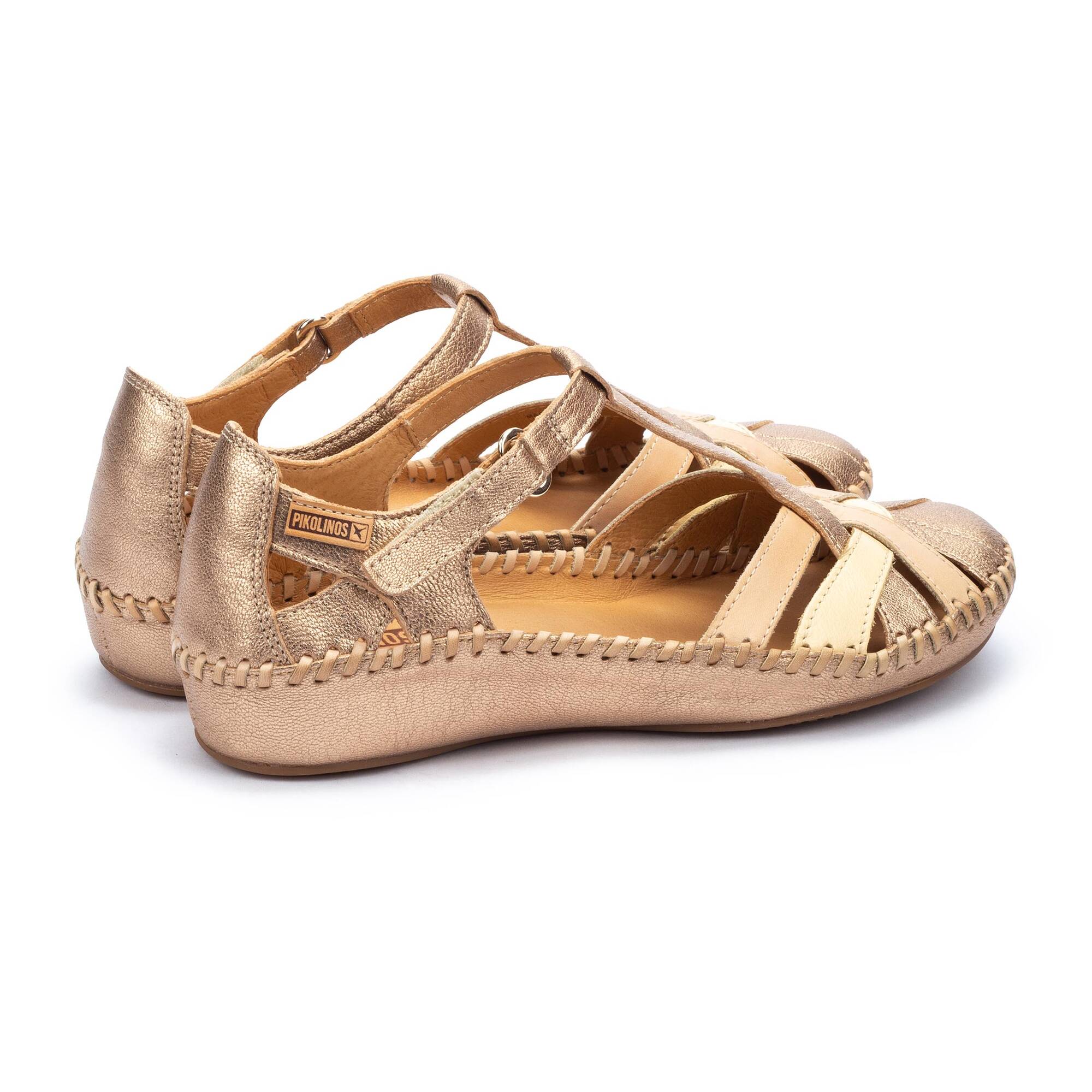 Sandals and Mules | P. VALLARTA 655-0732CLC2, CHAMPAGNE, large image number 30 | null