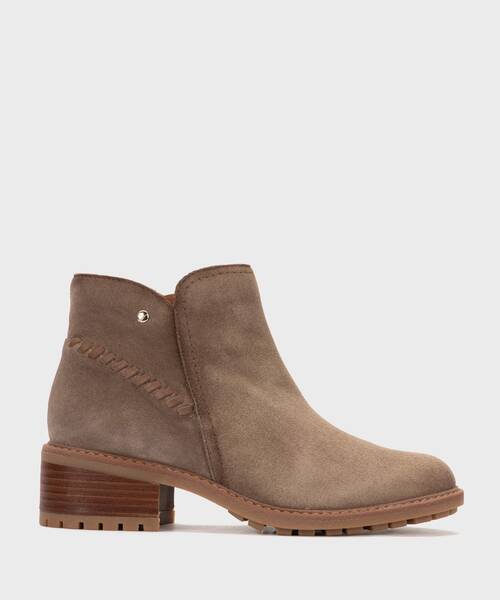 Botines con Tac&oacute;n | MEDINA W0D-8871SE | TAUPE | Pikolinos