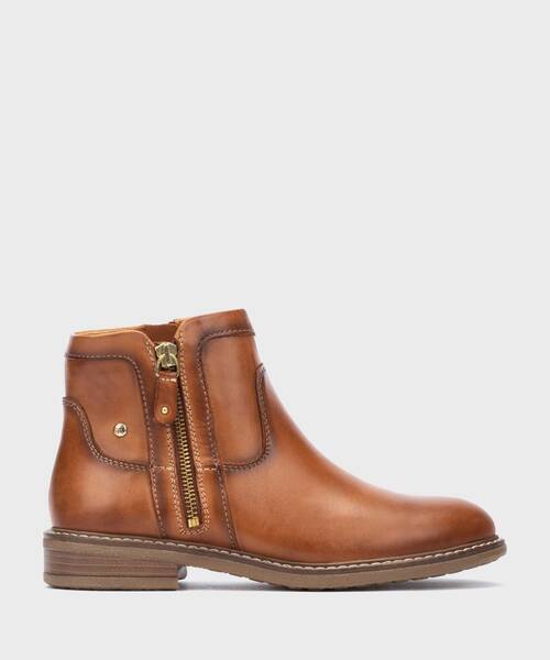 Botines Planos | ALDAYA HAW8J-8747 | BRANDY | Pikolinos
