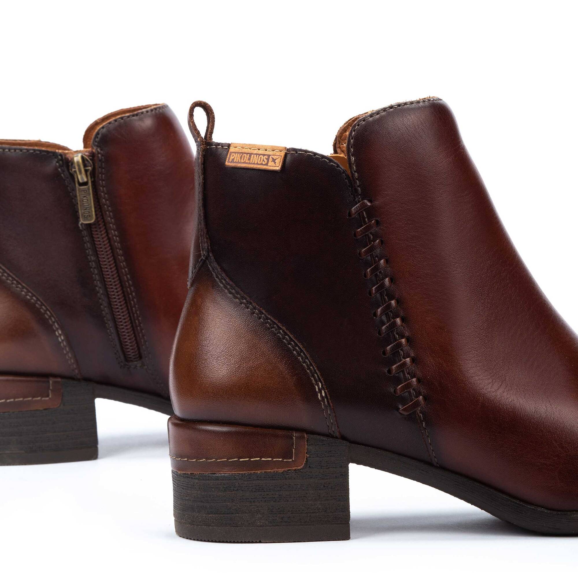 Heeled Booties | MALAGA W6W-8950C1, COGNAC, large image number 60 | null