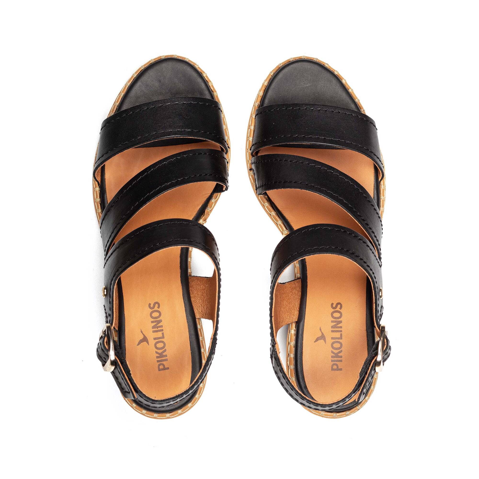 Sandalen met Hakken | BLANES W3H-1635, BLACK, large image number 100-W3H-1635_000_Pikolinos_BLANES_BLACK_full.jpg | null